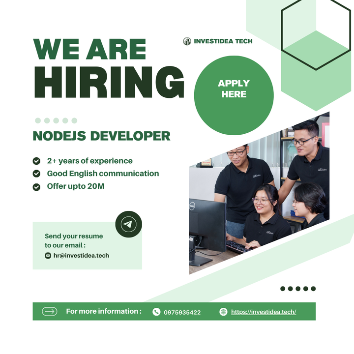 Junior Backend Developer (Strong NodeJS)